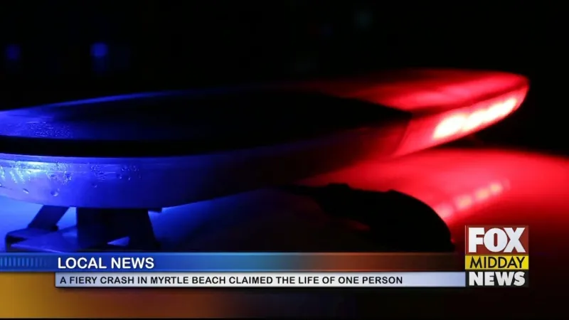 Fiery Crash In Myrtle Beach Claims The Life Of A 37-Year-Old