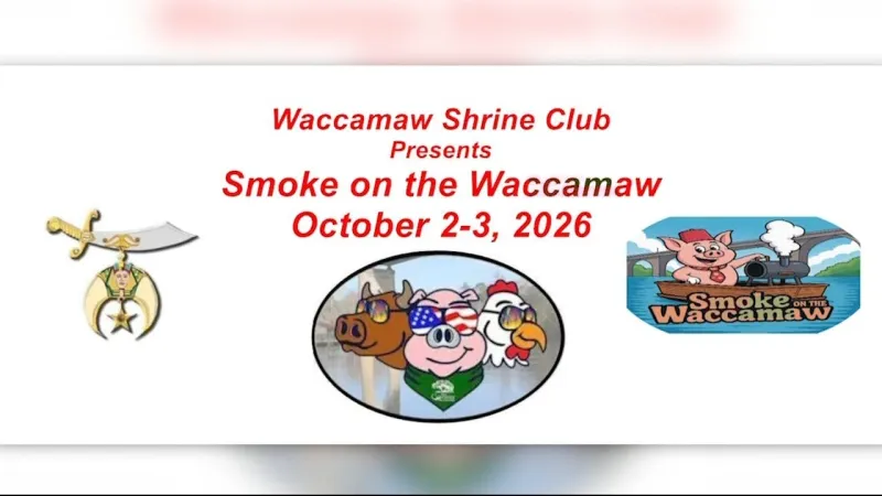 Sample Soup and BBQ at the Annual Smoke on the Waccamaw Festival