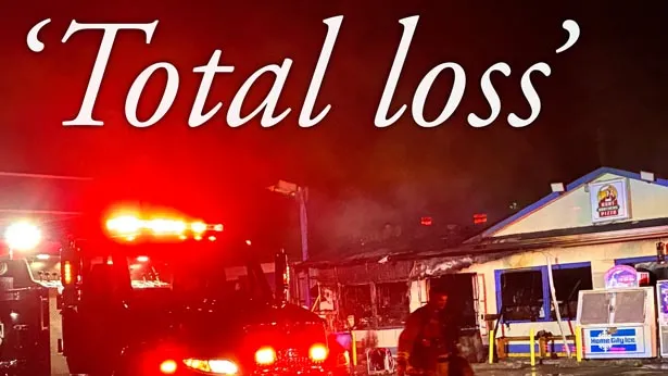 Sunday fire burns Pickens store