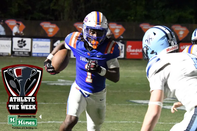 Laurence Manning's Dennis named Hines Furniture Athlete of the Week after explosive performance against Wilson Hall