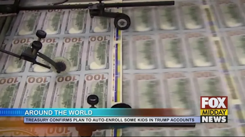 Treasury To Auto-Enroll Millions Of Kids In Trump Accounts