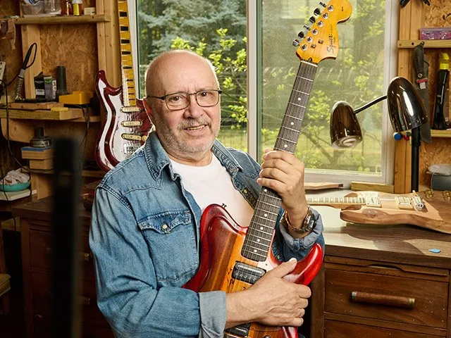 Upstate SC custom guitar maker shapes sound by hand in his woodshed