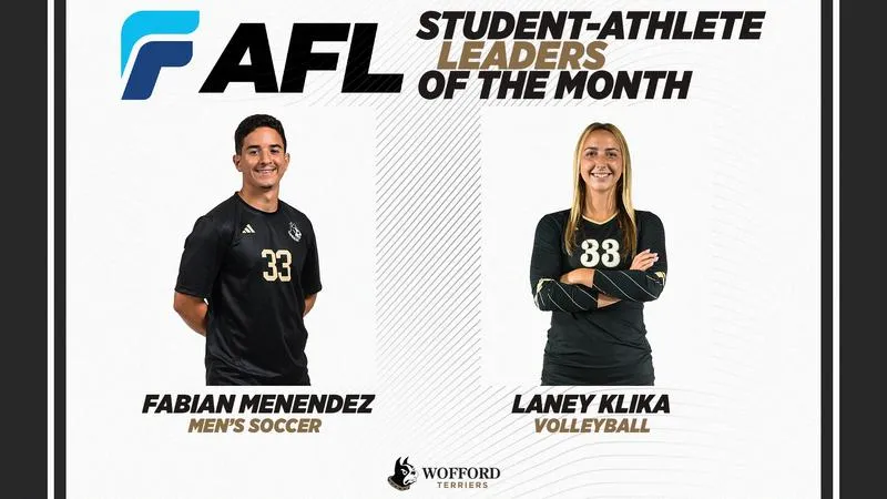 Wofford Names AFL Student-Athlete Leaders of the Month For September