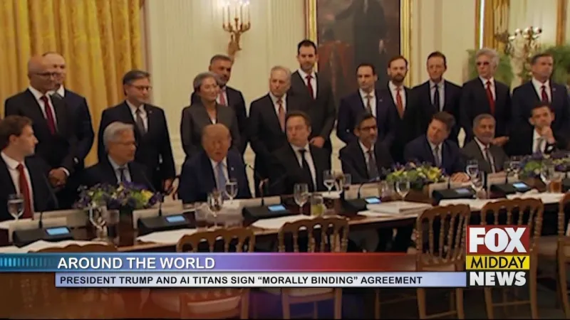 Trump's Meeting With AI Leaders Results In Signing Of Pact