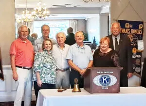 Darlington Kiwanis Club installs new officers