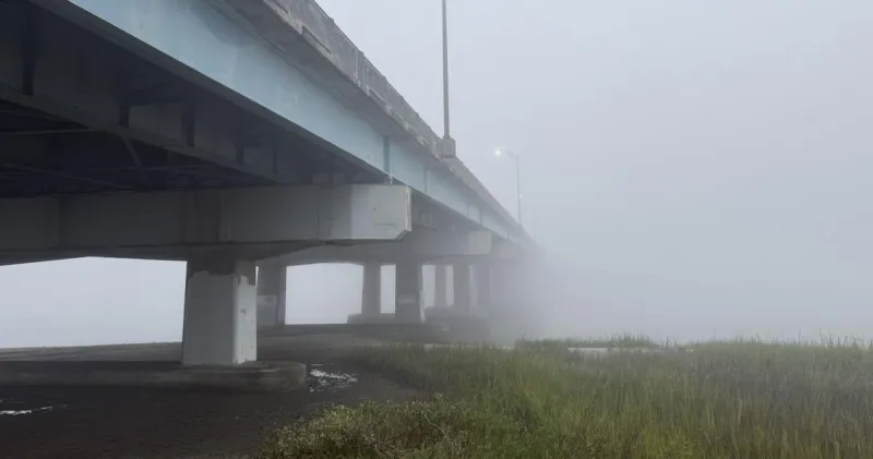 Patchy fog reduces visibility across Charleston area