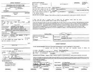 Individual Arrested after Search Warrant
