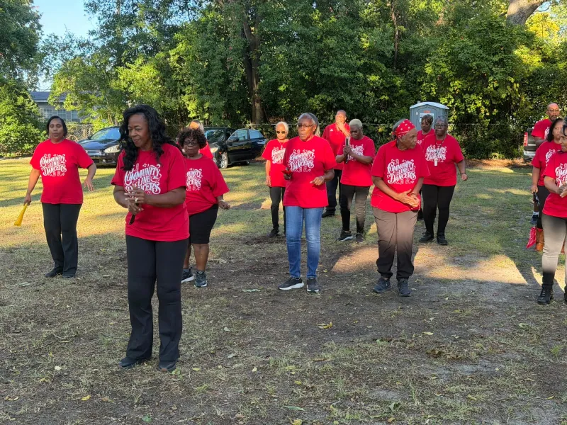 South Sumter enjoys line dancing, fellowship at farmers market