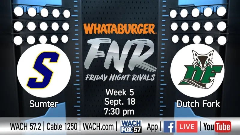 How to watch the Sumter at Dutch Fork football game