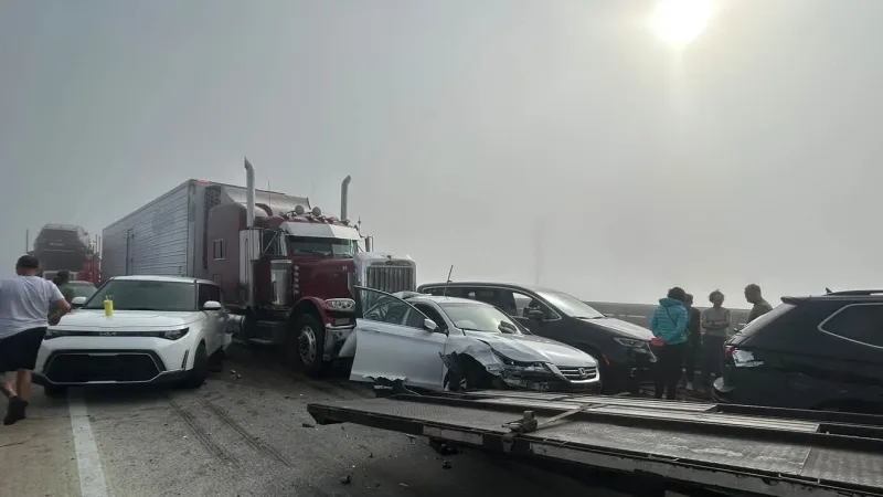 Lanes reopen after over 60 vehicles in I-95 pileup over Lake Marion