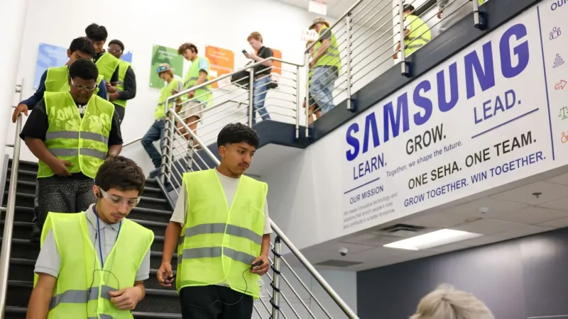Newberry students tour Samsung plant on National Manufacturing Day
