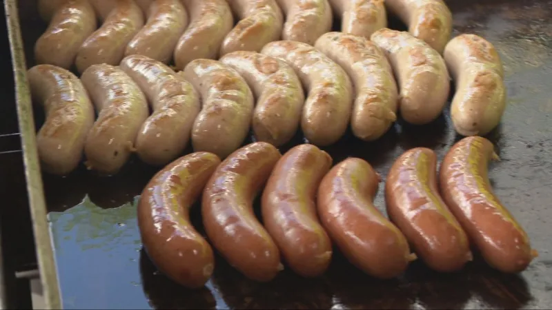 German food and Oktoberfest beer highlight Summerville fall festival in Hutchinson Square