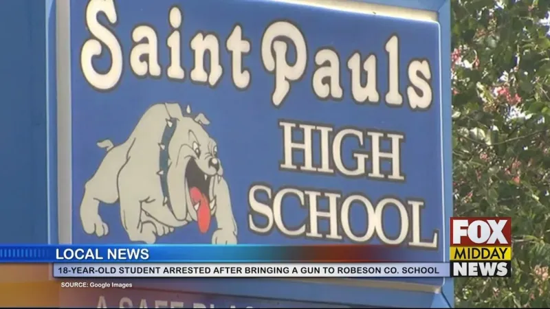 Student Arrested After Bringing Gun To School In Robeson Co.