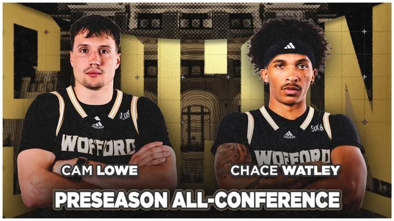 Men's Basketball Picked Third; Watley and Lowe Named Preseason All-SoCon