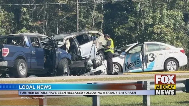 Details Released Following Fatal Fiery Crash In Myrtle Beach
