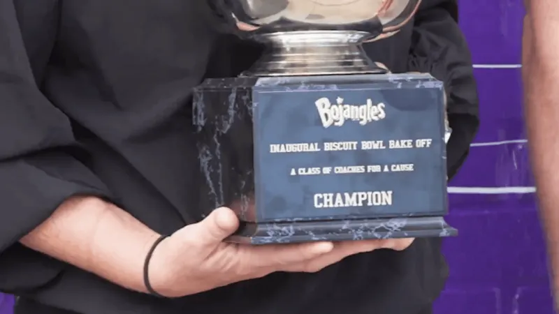 Myrtle Beach, Conway coaches face off in biscuit bake-off before Victory Bell game