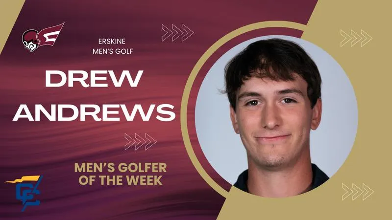 Erskine Men's Golf | Andrews earns Conference Carolinas Golfer of the Week, Fleet finish second at Currahee Invitational