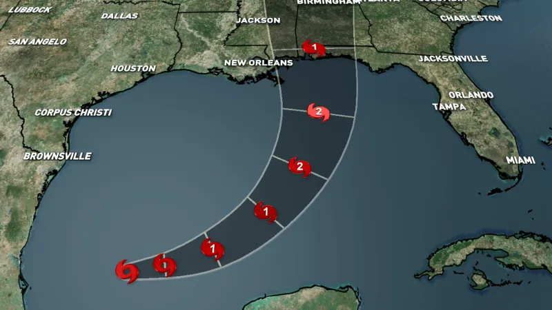 Isaias forms, likely to impact the U.S. Gulf Coast late this week