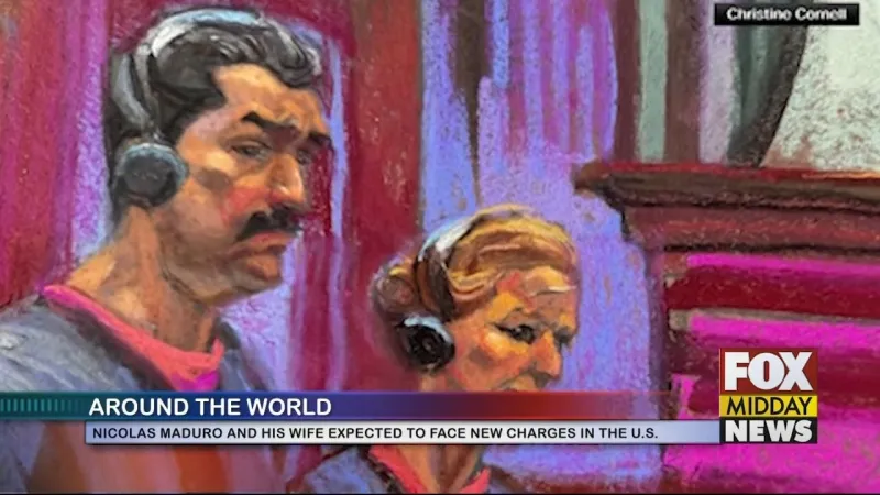 Former Venezuelan President Maduro And Wife To Face Additional Charges