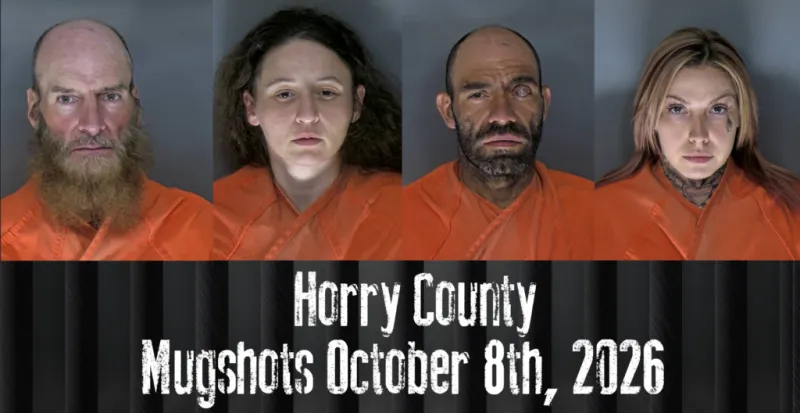 Horry County Mugshots October 8th, 2026