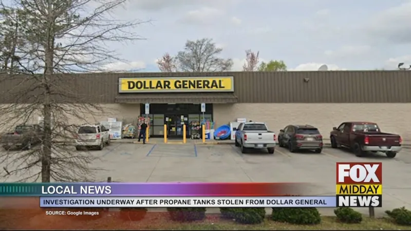 Investigation Underway After 21 Propane Tanks Stolen From Dollar General