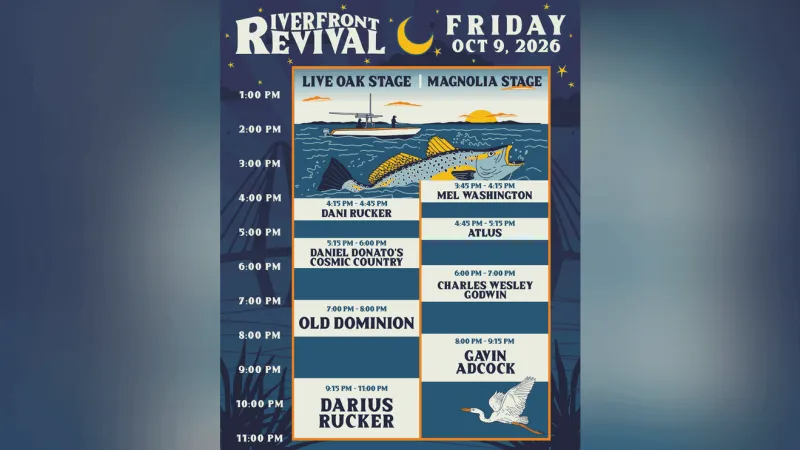 Riverfront Revival releases updated schedule following Saturday cancellation