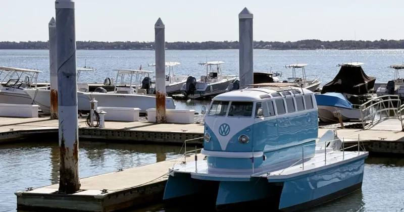 A VW that floats? Ted Turner Jr. shares how he unexpectedly came to own this custom boat in SC.