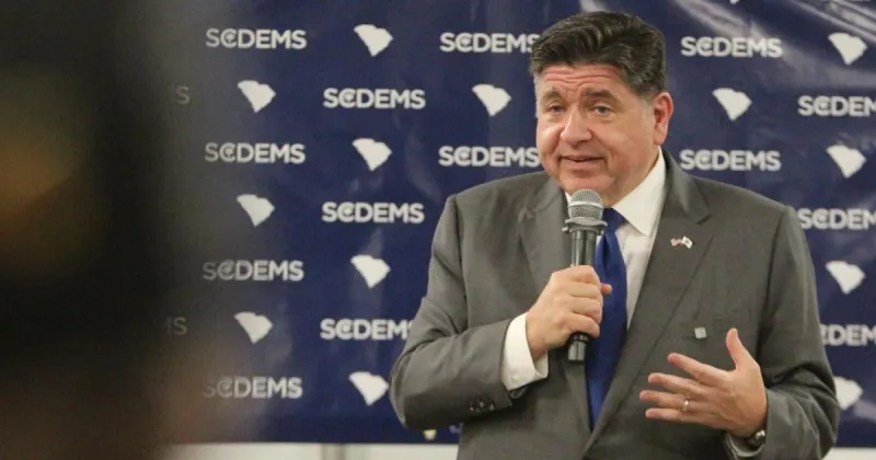 Illinois Gov. Pritzker says Democrats 'too dainty' as he swings through SC ahead of 2028