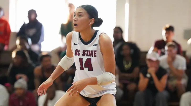 Volleyball Battles Howard in Tough MEAC Road Loss