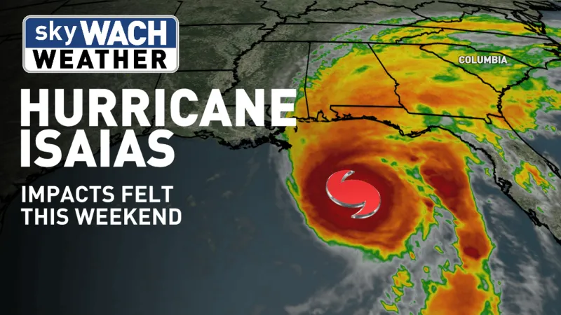Weather Warn Day: Hurricane Isaias to bring heavy rain, tornado threat to Midlands