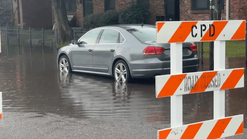 'Don't be a yahoo': 21 streets closed due to flooding Saturday morning