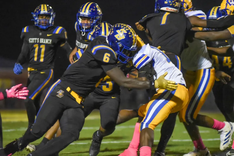 Scott's Branch defense lifts Eagles to 27-6 win over Denmark-Olar