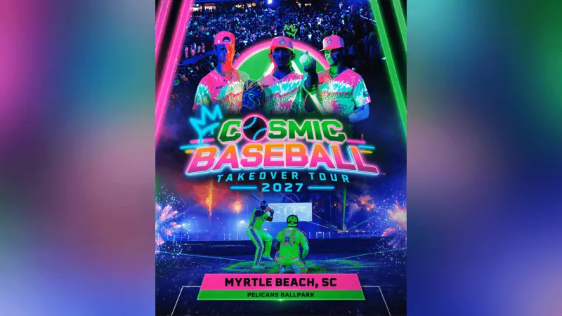 Cosmic Baseball's Takeover Tour to light up Pelicans Ballpark in 2027