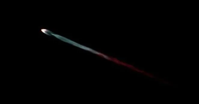 Strange light seen across state Tuesday was a SpaceX rocket
