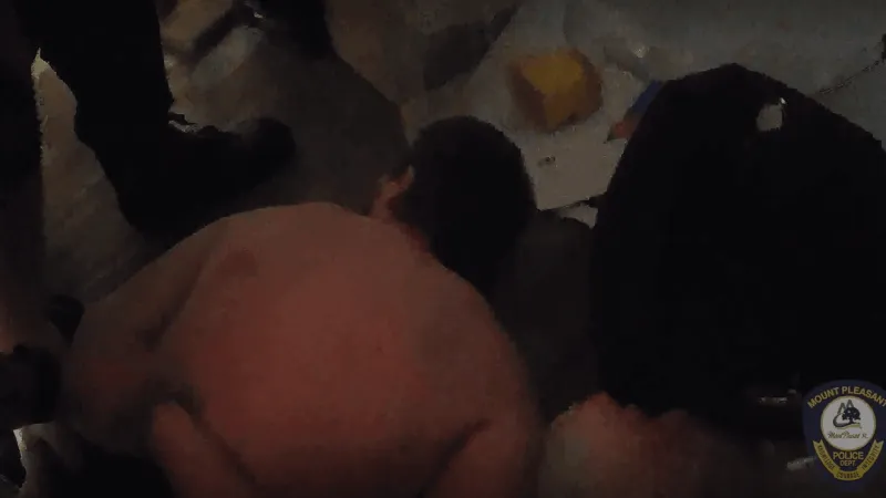 BODY CAM: Man arrested after alleged baseball bat assault in Mount Pleasant apartment