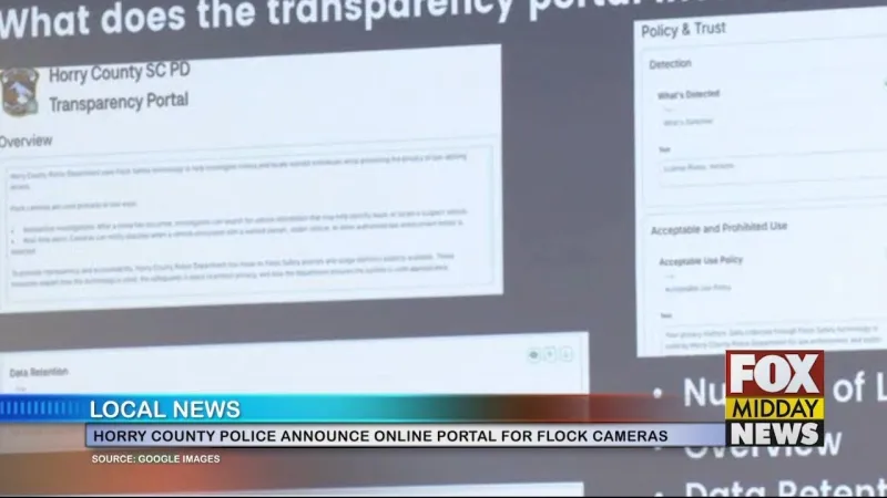 Horry County Police To Launch Flock Camera Online Portal