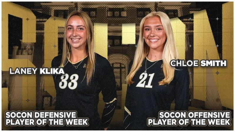 Smith and Klika Earn SoCon Player of the Week Honors
