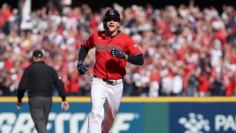 Petey Halpin Home Run Electrifies Guardians To ALCS Game 3 Win Over Rays