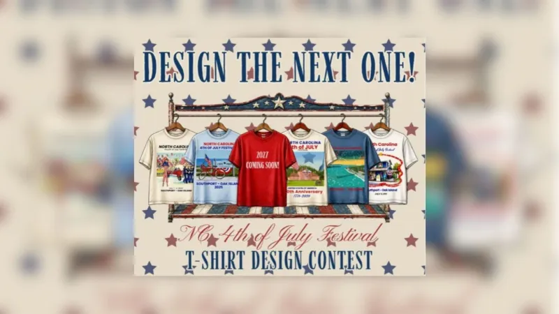 NC 4th of July Festival Announces 2027 T-Shirt Design Contest