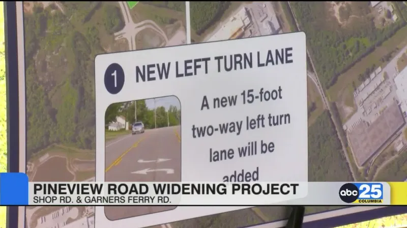 Richland County Council members held ceremony for new road widening project