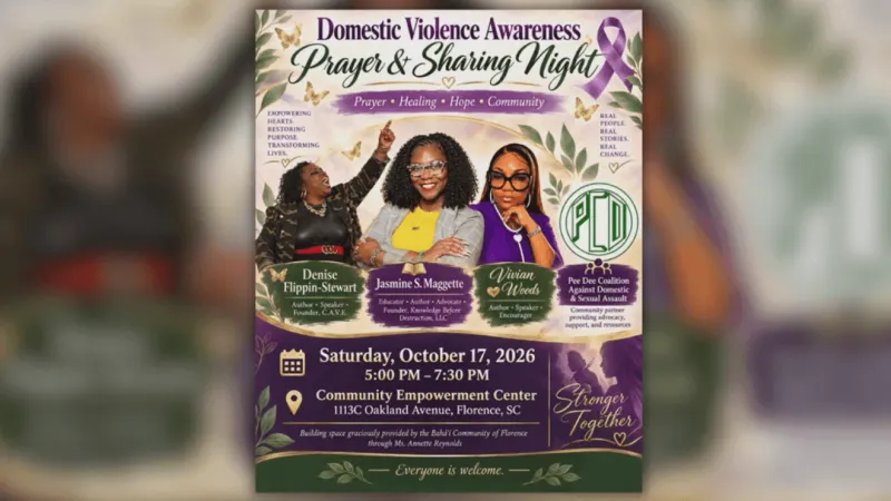 Florence group to host domestic violence prayer, sharing night