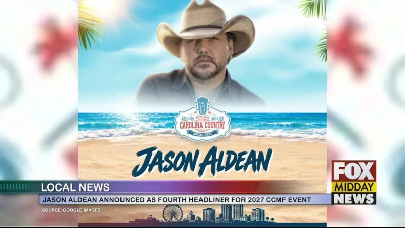CCMF Announces Jason Aldean As Fourth Headliner