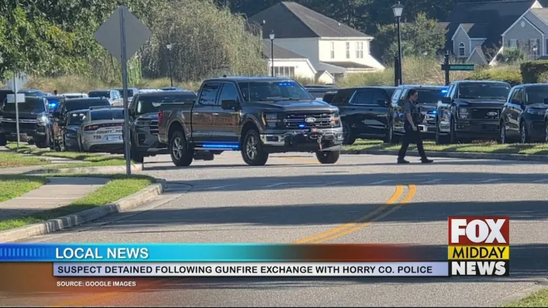 Suspect Arrested After Gunfire Exchange With Horry Co. Police