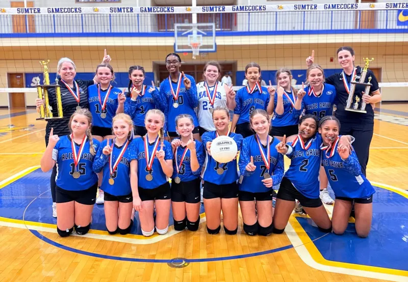 AREA ROUNDUP: Alice Drive wins district volleyball championship, outlasting Furman