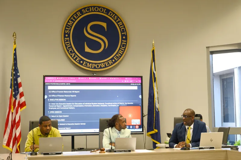 Sumter school board shifts tonight's open session for meeting to 6 p.m.