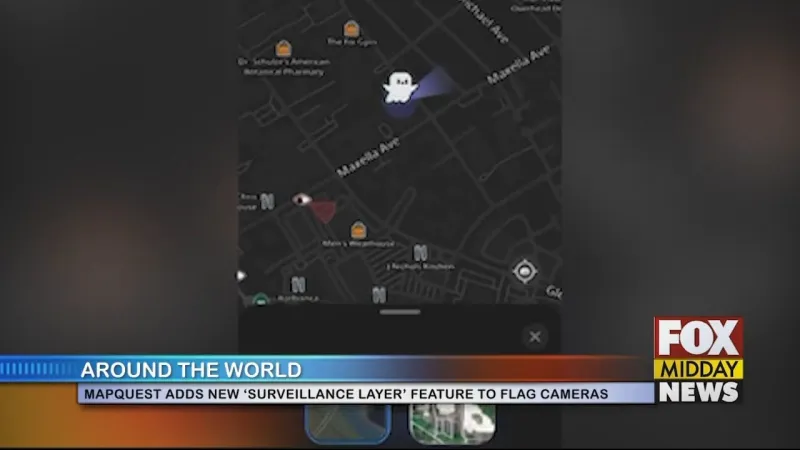 MapQuest Adds New Feature That Locates Flock Cameras