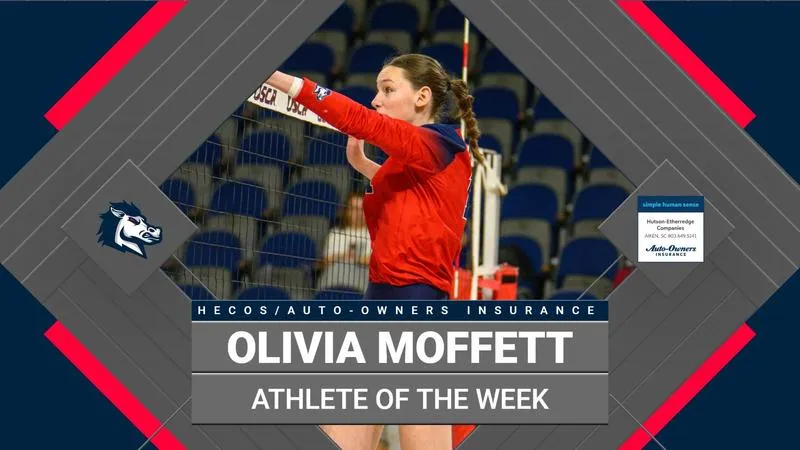 Moffett Tabbed Hutson-Etherredge Companies/Auto-Owners Insurance Student-Athlete Of The Week