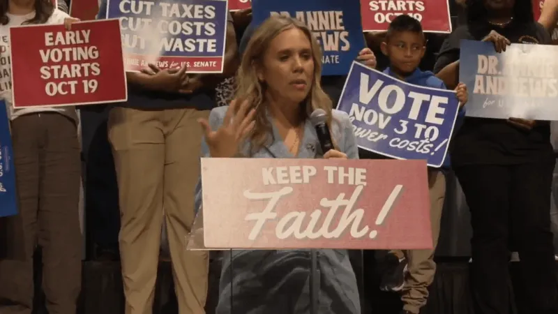 Democratic U.S. Senate nominee Annie Andrews rallies in Florence ahead of early voting