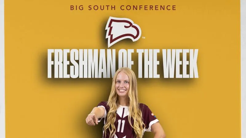 Bowers Earns Big South Freshman of the Week