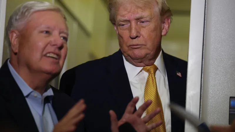 Trump puts Russia sanctions bill signed in honor of Lindsey Graham on hold